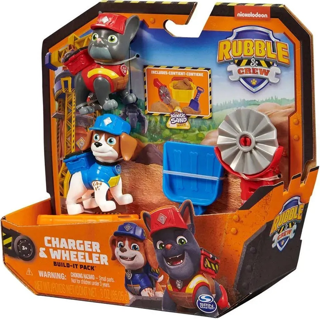 Zestaw zabawek Spin Master Paw Patrol: Rubble & Crew/Charger & Wheeler 6066727 (778988460146) - obraz 1