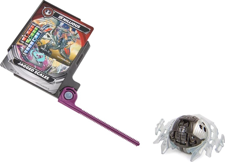 Іграшковий набір Spin Master Bakugan: Starter Special Attack Nillious/Titanium Dragonoid/Titanium Trox 20142185 (778988465653) - зображення 6