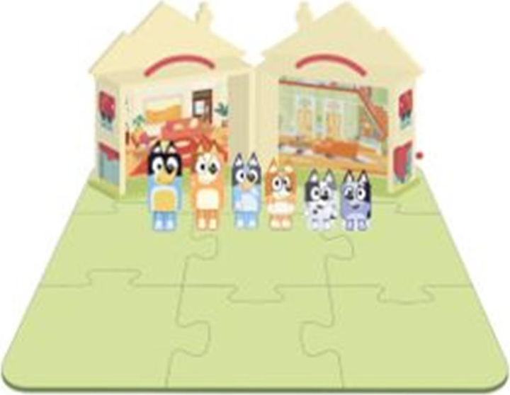 Zestaw zabawek Giochi Preziosi Bluey: Wooden Carry Along House 15 elementów BLYA1000 (8056379194828) - obraz 3