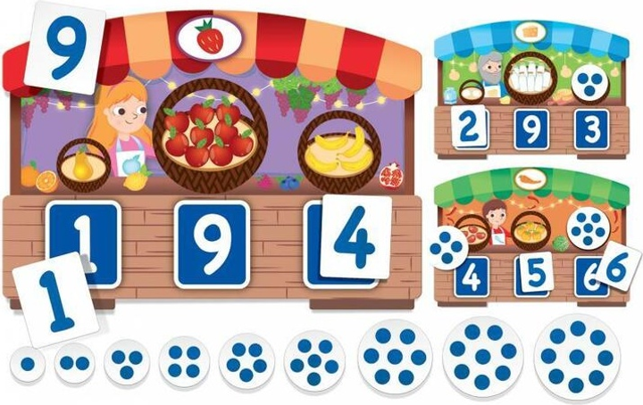 Gra planszowa Headu Montessori Lotto Liczb (8059591422199) - obraz 2