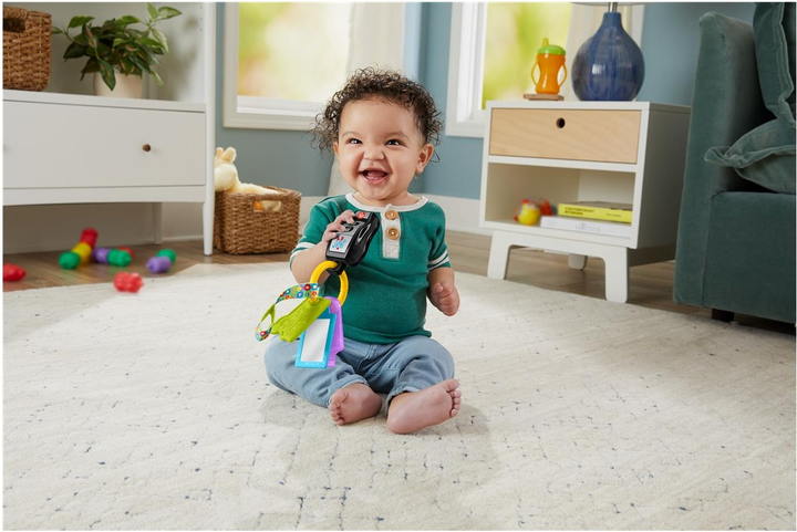 Zabawka interaktywna dla dzieci Fisher-Price Laugh and Learn kluczyki edukacyjne Play and Go HWY40 (194735223916) - obraz 3