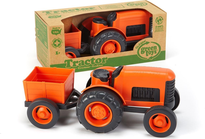 Трактор Green Toys Помаранчевий TRTO-1042 (816409010423) - зображення 2