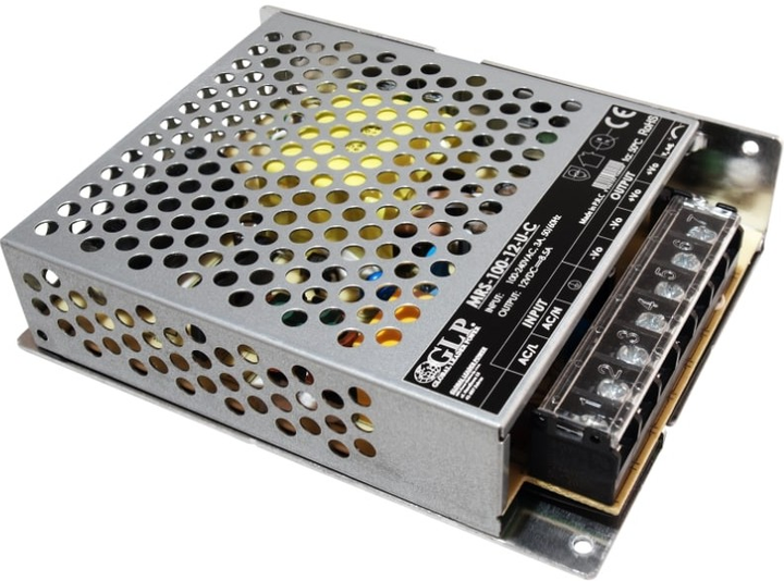 Блок живлення GLP IP20, 102 Вт, 12 В, 8.5 A (MRS-100-12-U-C) (5902135148488) - зображення 1