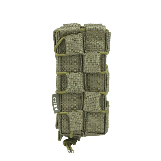 Подсумок для магазинов АК двойной (открытый) Dozen AK Pouch 2 Magazines Fast Access "Olive" - изображение 3