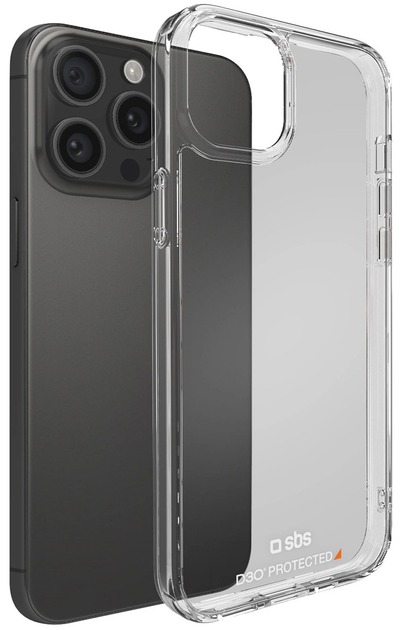 Панель SBS D3O для Apple iPhone 15 Pro Max Transparent (8018417467912) - зображення 2