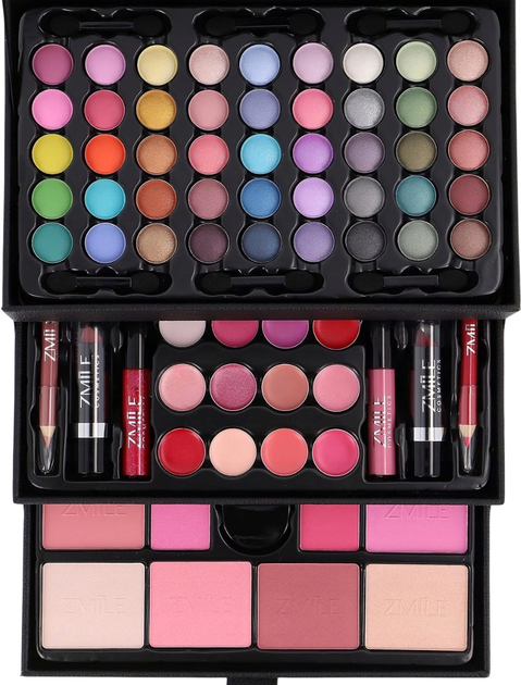 Набір декоративної косметики Zmile Cosmetics Beauty Case Чорний (4038432014452) - зображення 3