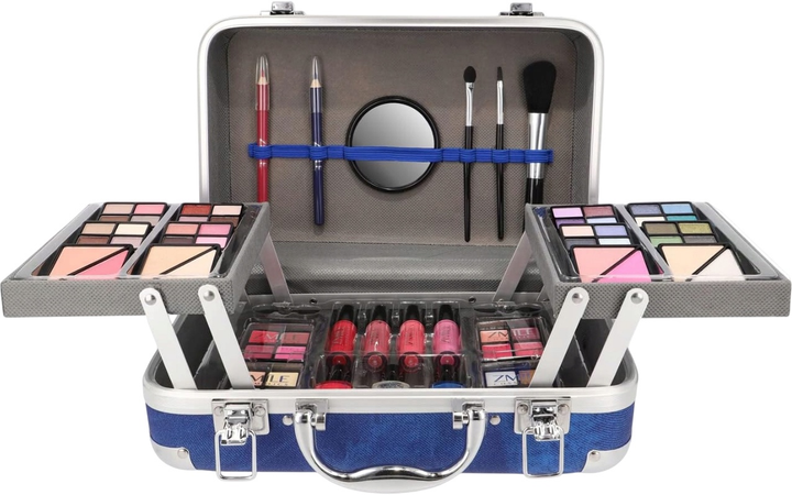 Zestaw kosmetyków do makijażu Zmile Cosmetics Traveller Blue w walizce (4038432014681) - obraz 3