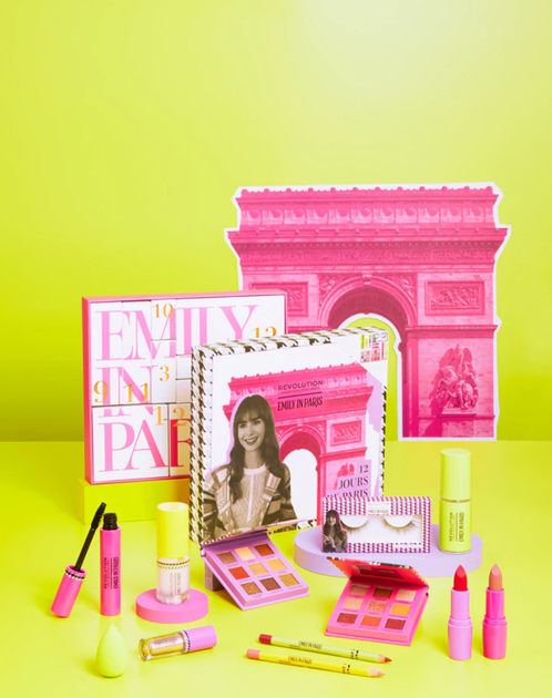 Адвент-календар Makeup Revolution Emily in Paris 12 предметів (5057566790246) - зображення 5