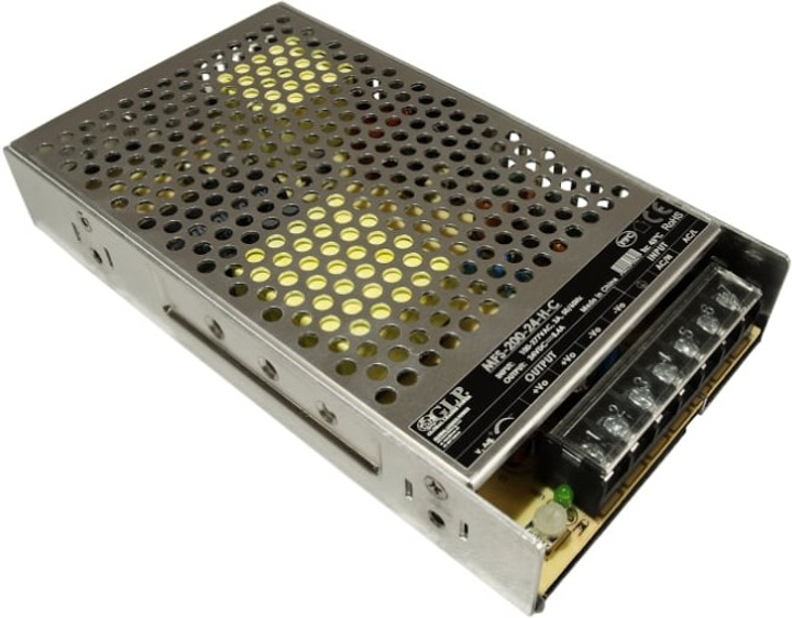 Zasilacz GLP IP20, 201.6W, 24V, 8.4A (MFS-200-24-H-C) (5902135150672) - obraz 1