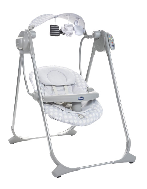 Huśtawka dziecięca Chicco Polly Swing Up Szara (8058664138647) - obraz 1