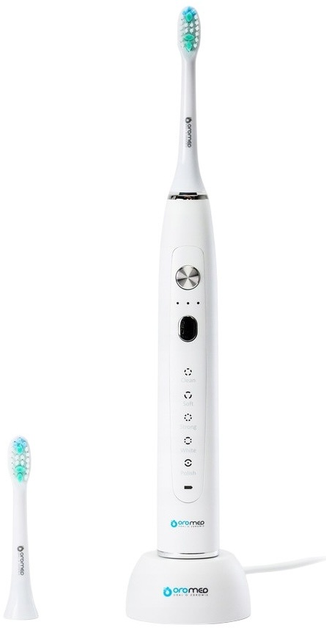 Soniczna szczoteczka do zębów Oromed ORO-SONIC X PRO Biała + Brush Head + TC - obraz 2