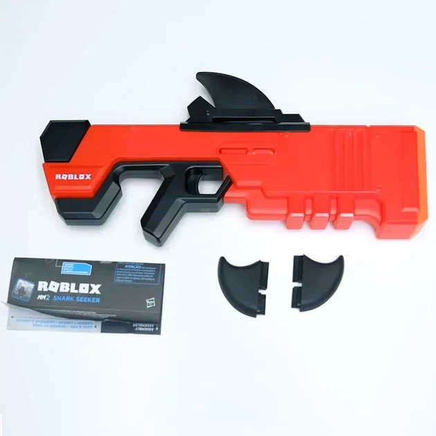 Бластер Hasbro Нерф Роблокс ММ2 Акула Nerf Roblox MM2 Shark Seeker (F2488) - Фото 3 Бластер Hasbro Нерф Роблокс ММ2 Акула Nerf Roblox MM2 Shark Seeker (F2488) - изображение 3