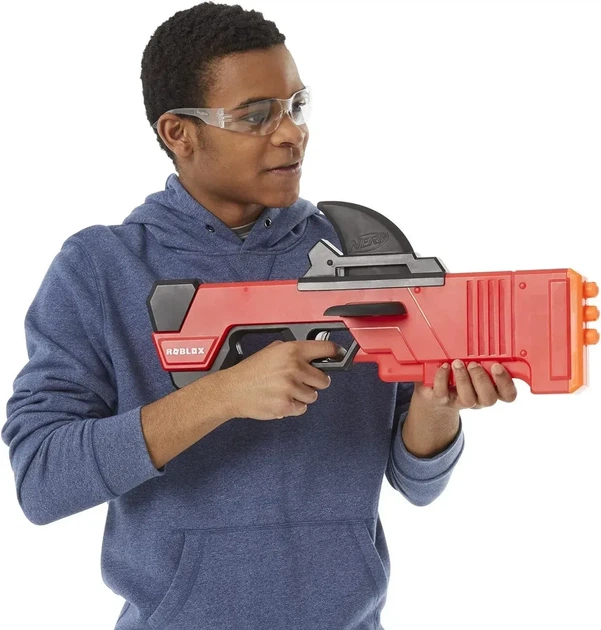 Бластер Hasbro Нерф Роблокс ММ2 Акула Nerf Roblox MM2 Shark Seeker (F2488) - Фото 6 Бластер Hasbro Нерф Роблокс ММ2 Акула Nerf Roblox MM2 Shark Seeker (F2488) - изображение 6