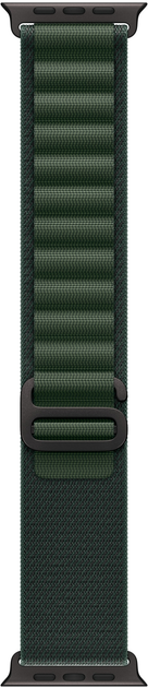 Pasek Apple AlpineLoop Black Titanium Finish do Apple Watch 49mm Dark Green Small (APL_MYPQ3) - obraz 1