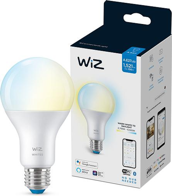 Inteligentna żarówka WIZ E27 13 W (100 W 1520 Lm) A67 2700-6500 K Wi-Fi (929002449602) - obraz 3