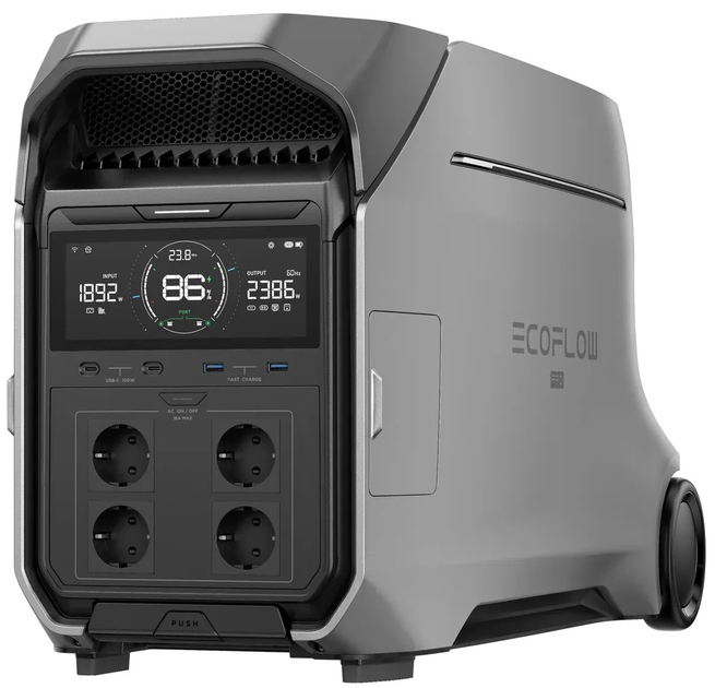 Зарядна станція EcoFlow Delta Pro 3 / 4000 Вт / 4096 Вт⋅год / LiFePO4 (EFDELTAPRO3-EU-Cbox) - зображення 1