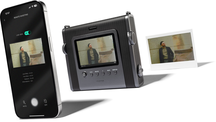 Aparat do natychmiastowego drukowania Fujifilm Instax Wide EVO Black (4547410543377) - obraz 13