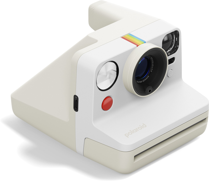 Aparat do natychmiastowego drukowania zdjęć Polaroid Now Generation 3 Pebble White (9120134280190) - obraz 3