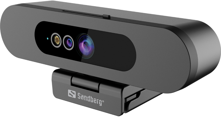 Kamera internetowa Sandberg Face-ID 2 HD 1080p Windows Hello USB-C / USB 2.0 (5705730134401) - obraz 3