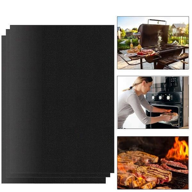 Mata do grilla Springos BQ0025 teflonowa 40x33 cm 3 szt (5907719435824) - obraz 4