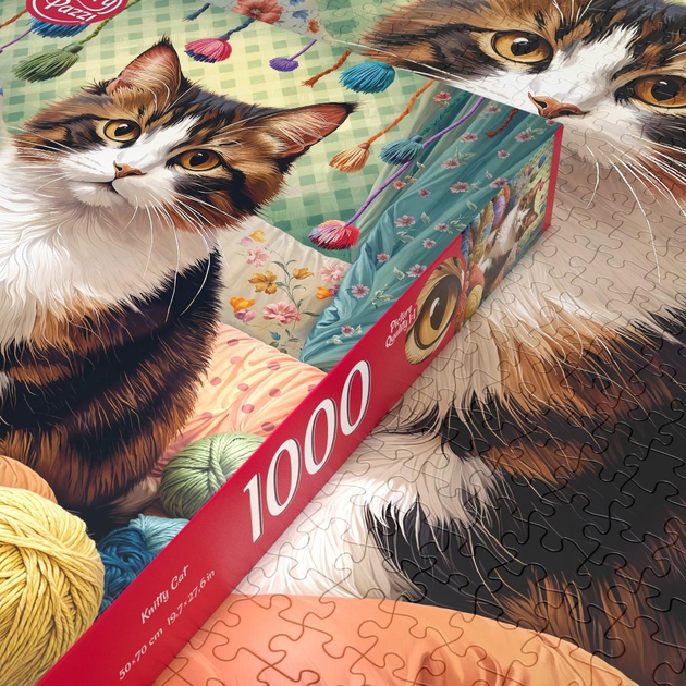 Пазли CherryPazzi Knitty Cat 1000 елементів 31131 (5903728731131) - зображення 4