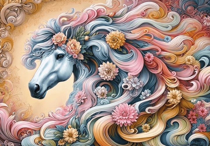 Puzzle CherryPazzi Dream horse 1000 elementów 31049 (5903728731049) - obraz 2