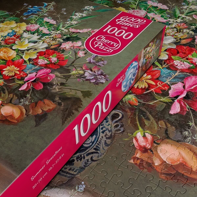 Puzzle CherryPazzi Summer sensations 1000 elementów 30127 (5903728730127) - obraz 4