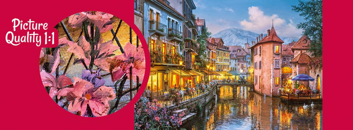 Пазли CherryPazzi Evening in Annecy 1000 елементів 30257 (5903728730257) - зображення 2