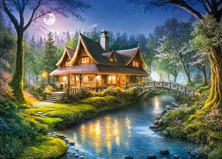 Puzzle CherryPazzi Forester s cottage 1000 elementów 30684 (5903728730684) - obraz 3