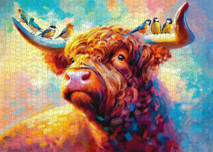 Puzzle CherryPazzi Moo-Sic in the air 1000 elementów 31070 (5903728731070) - obraz 3