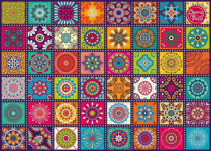 Puzzle CherryPazzi Ornamental squares 1000 elementów 30677 (5903728730677) - obraz 4