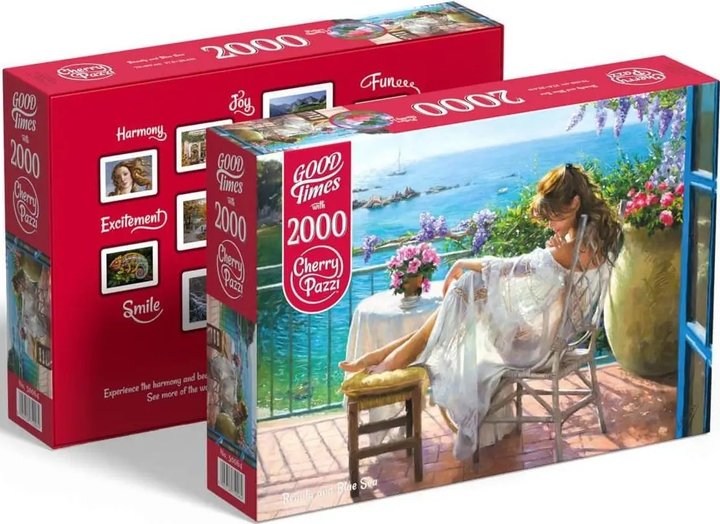Puzzle CherryPazzi Beauty and Blue Sea 2000 elementów 50064 (5903728750064) - obraz 2