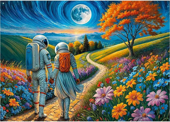 Пазли CherryPazzi Космічне Кохання 1000 елементів 30813 (5903728730813) - зображення 2