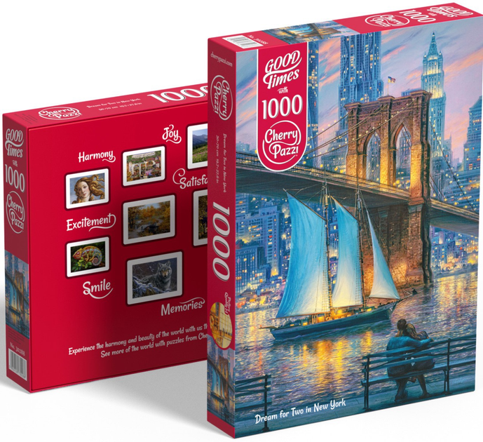 Puzzle CherryPazzi Dream for two in New York 1000 elementów 30288 (5903728730288) - obraz 4