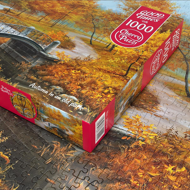 Puzzle CherryPazzi Autumn in an old park 1000 elementów 30240 (5903728730240) - obraz 5