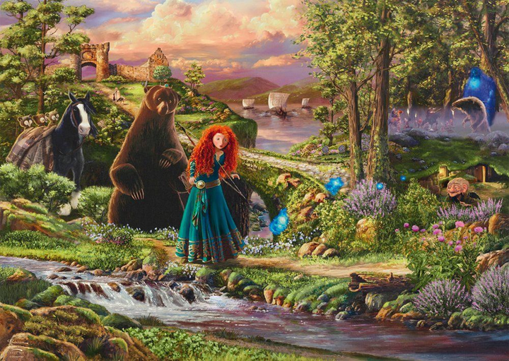 Puzzle Schmidt Spiele T.Kinkade Merida waleczna 1000 elementów 112965 (4001504580391) - obraz 2