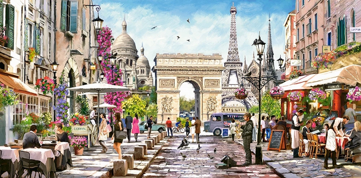 Puzzle Castorland Esencja Paryża 4000 elementów C-400294 (5904438400294) - obraz 2