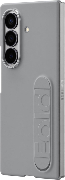 Etui Samsung Silicone Case na Samsung Galaxy Z Fold7 Grey (8806097469216) - obraz 4