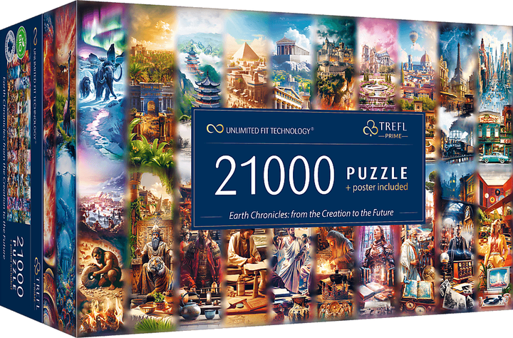 Puzzle Trefl Prime Uft chronicles creation to future 21000 elementów 81040 (5900511810400) - obraz 2
