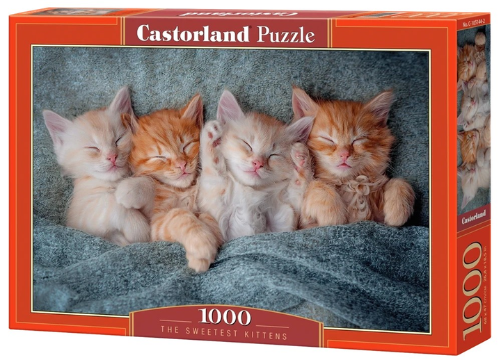 Puzzle Castorland The sweetest kittens 1000 elementów C-105144-2 (5904438105144) - obraz 1