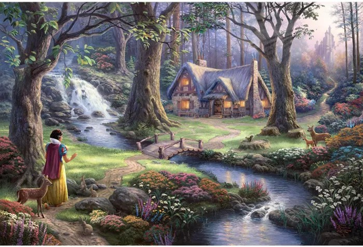 Puzzle Schmidt Spiele T.Kinkade Królewna Śnieżka Disney 1000 elementów 107252 (4001504594855) - obraz 2