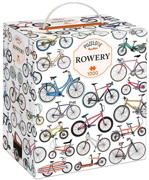 Puzzle CzuCzu Puzzlove Rowery 1000 elementów 493622 (5902983493662) - obraz 1