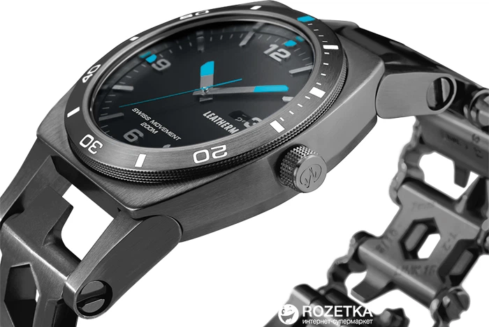 Часы мультитул Leatherman Tread Tempo черные В подарочной упаковке