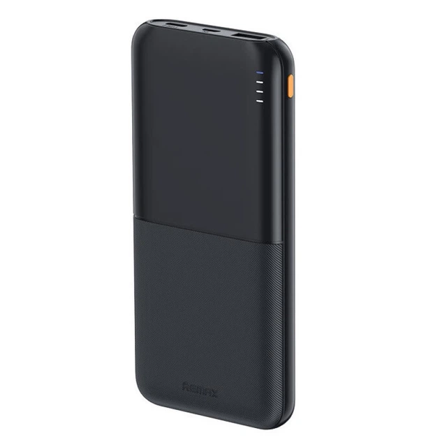 Павербанк Remax RPP-23 10000 mAh 2.4A USB/Type-C Портативний зовнішній акумулятор Power Bank Black - Фото 1 Павербанк Remax RPP-23 10000 mAh 2.4A USB/Type-C Портативний зовнішній акумулятор Power Bank Black - зображення 1