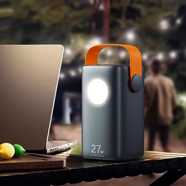 Павербанк Remax RPP-123 60000 mAh 27W 3USB/Type-C Портативний зовнішній акумулятор Power Bank зі швидкою зарядкою PD27W+QC22.5W та ліхтариком Black - зображення 11