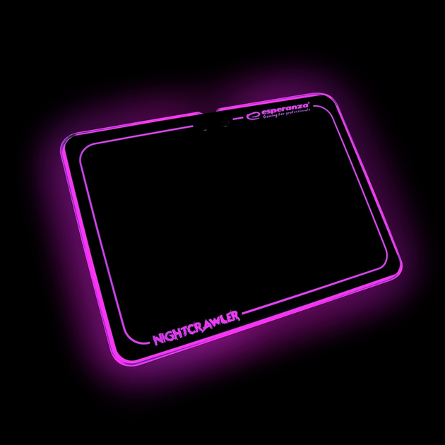 Podkładka pod mysz Esperanza NightCrawler LED RGB Black (EGP104) - obraz 2