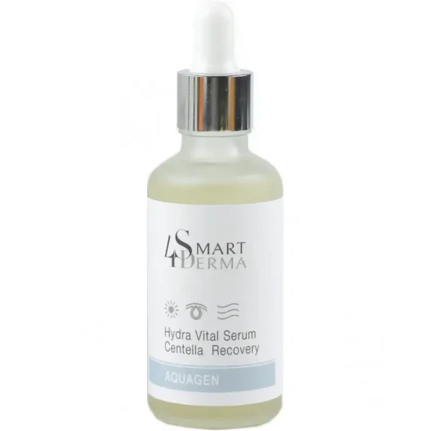 Экстра увлажняющая антиоксидантная сыворотка с центелой Smart4Derma hydra vital serom centella recovery 50 мл - Фото 1 Экстра увлажняющая антиоксидантная сыворотка с центелой Smart4Derma hydra vital serom centella recovery 50 мл - изображение 1