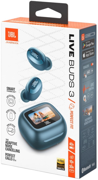 Słuchawki JBL Live Buds 3 Blue (JBLLIVEBUDS3BLU) - obraz 12