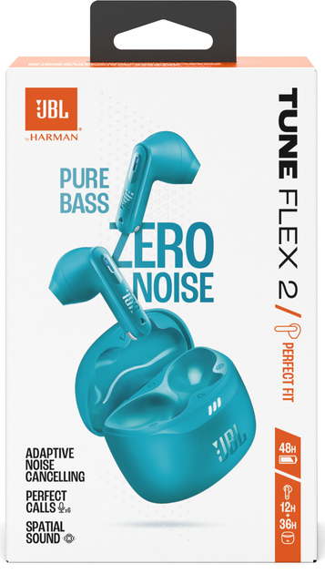 Навушники JBL Tune Flex 2 Turquoise (JBLTFLEX2TQE) - зображення 12