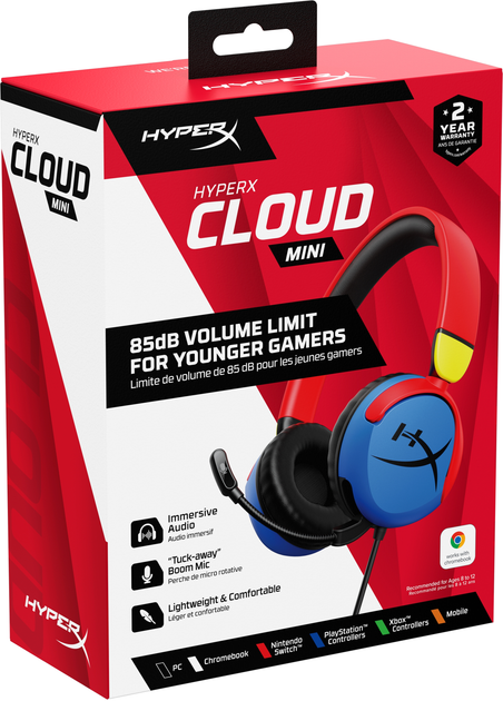Навушники HyperX Cloud Mini Wired Multi-Color (7G8F3AA) - зображення 8